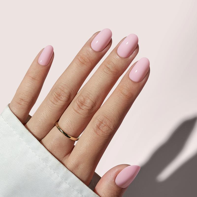 Cora Pink Oval Nails - JOYA NAILS